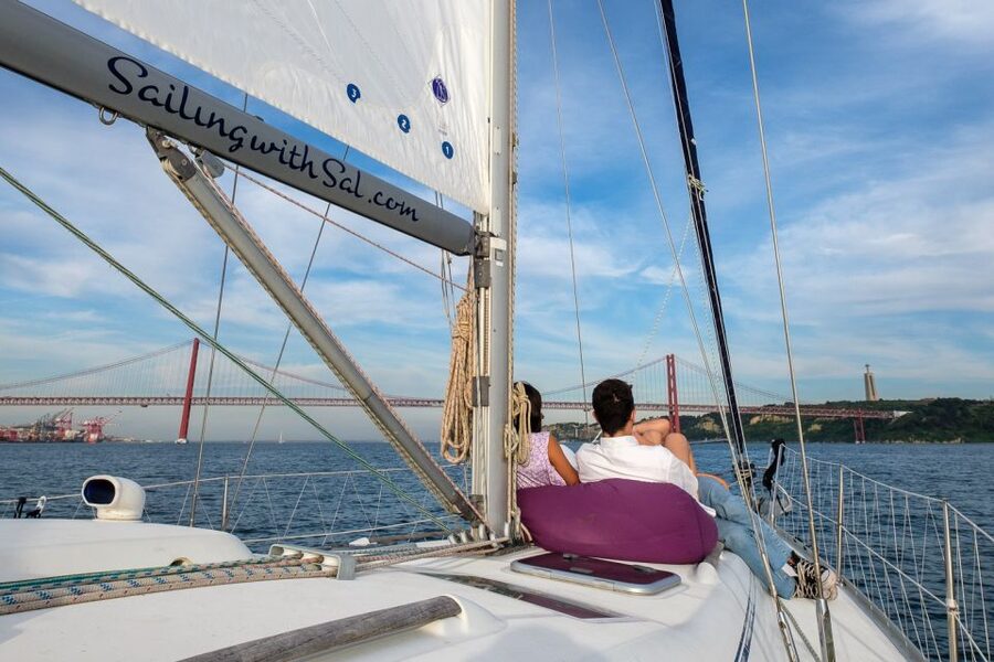 Lisbon: Tagus River Sunset Cruise with Drinks - Finding Sailing with Sal at Doca de Alcantara, Gate 1