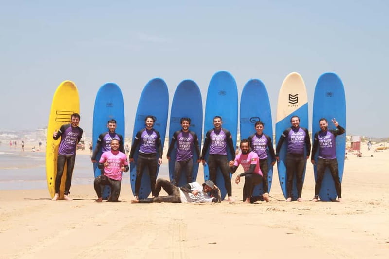 Lisbon: The Surf Instructor - surf lessons with transfer - What’s included: gear, instructor, insurance, and the stuff you forget