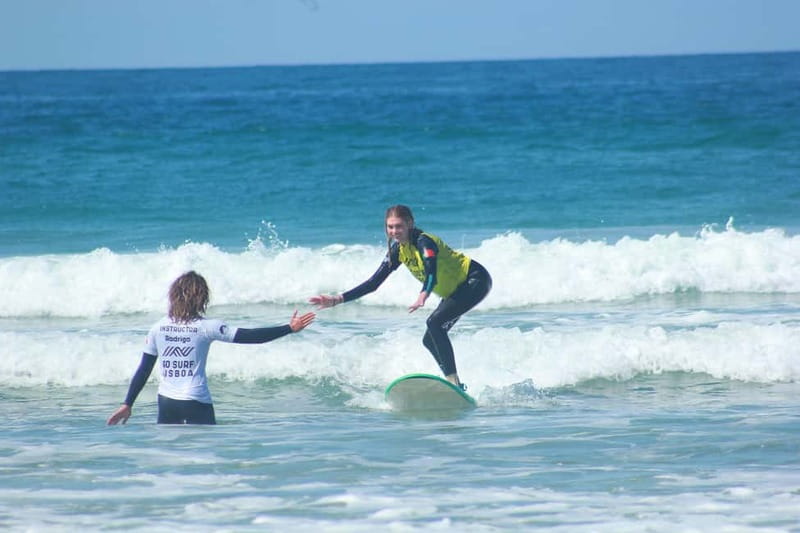 Lisbon: The Surf Instructor - surf lessons with transfer - Waves, stamina, and how they adjust the day