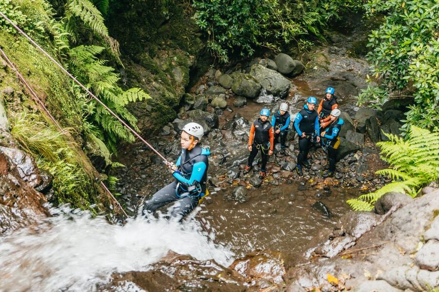 Madeira Canyoning Beginners – Easy & Fun Waterfall Adventure - Meeting at Bar 21 in Camacha, Then Getting Your Day Rolling