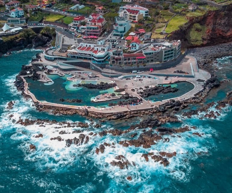 Madeira: Skywalk, Porto Moniz, Seixal, and Fanal 4WD Tour - Seixal black sand and Poças das Lesmas: volcanic coast, up close