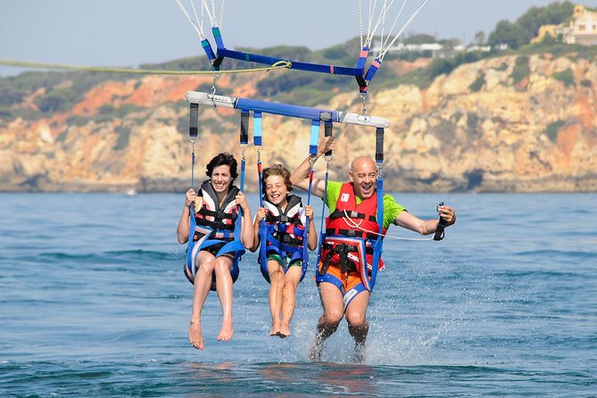 Parasailing from Albufeira Marina by Boat - From Albufeira Marina to the air, how the experience actually unfolds