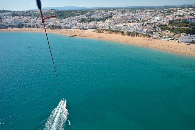 Parasailing from Albufeira Marina by Boat - Kids, height, weight, and who this is best for