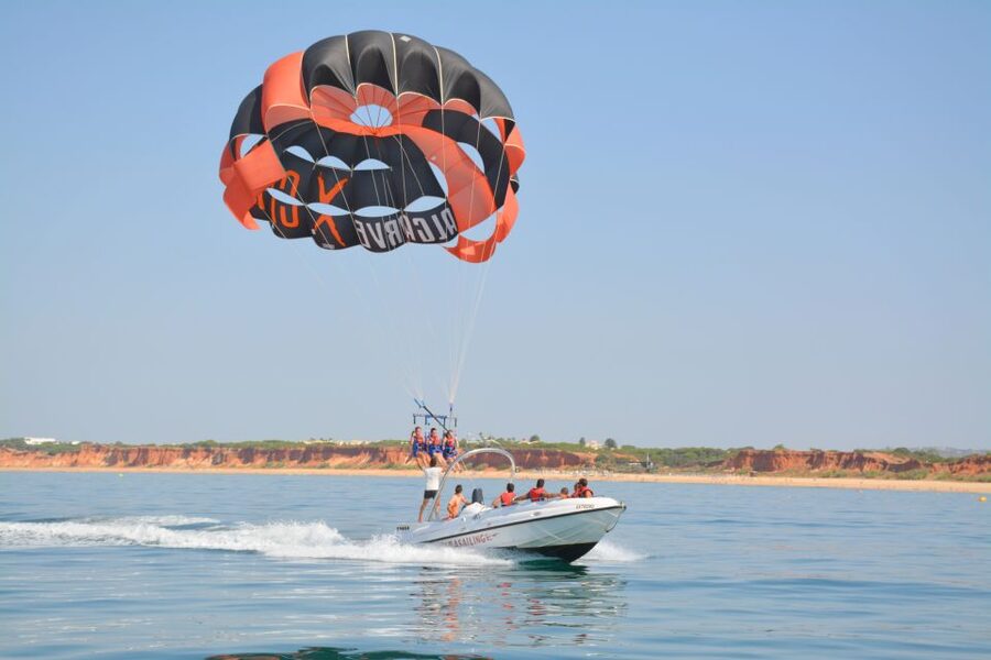 Parasailing Vilamoura - The Custom-Built Boat Ride: About 1 Hour of Views and Prep