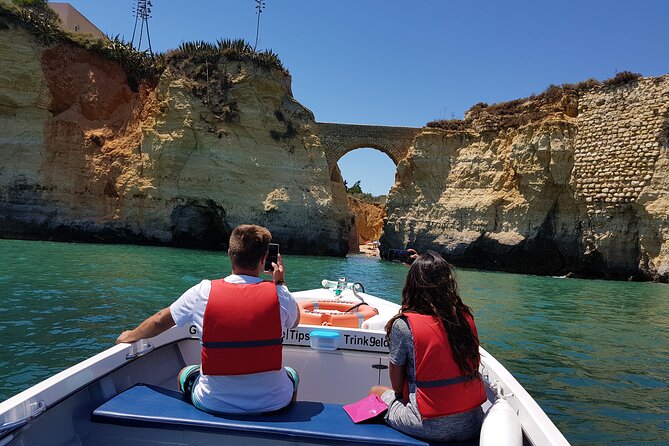 Ponta da Piedade Grotto Tour in Lagos, Algarve - Praia do Camilo: the staircase access and the tunnel rock feature