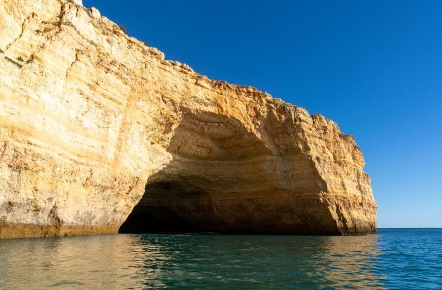 Portimão: Carvalho & Marinha Beach, Benagil Cave Boat Tour - Carvoeiro cliffs, where the adventure park feeling starts