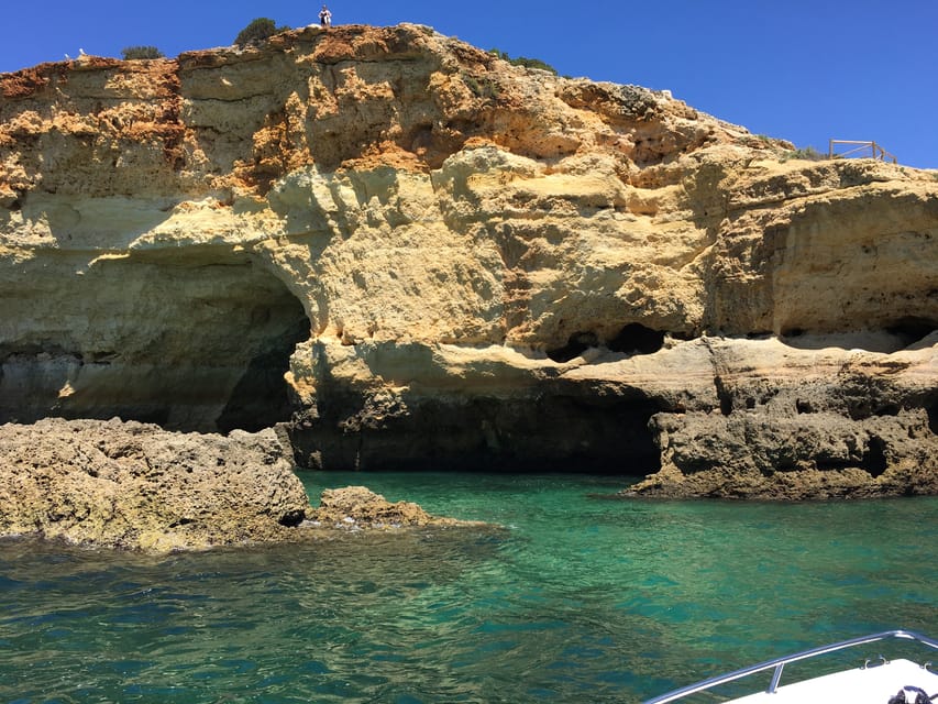 Portimão: Caves, Benagil and Algarve Coastline Boat Tour - Benagil Sea Cave stop: the moment you look up and go quiet