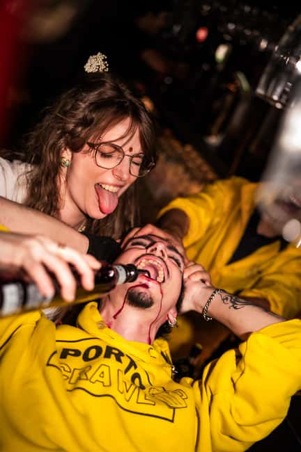 Porto: 4 Bar Pub Crawl, 7 Drinks, & Skip-the-Line Club Entry - The First Block: Largo de Alberto Pimentel for Guided Icebreaking and Momentum