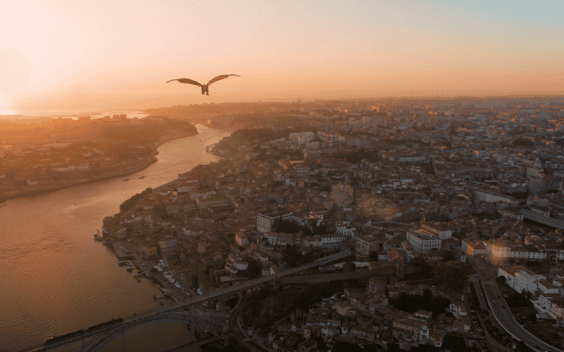 Porto: 5D Flight over de City for all family. - The 10-minute show, what happens step by step