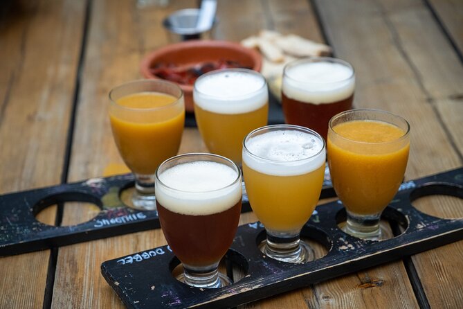 Porto Craft Beer Tour: 7 Beers + 3 Food Pairings in a Small Group - Meeting at 4:15 pm, walking smart, and ending at Catraio