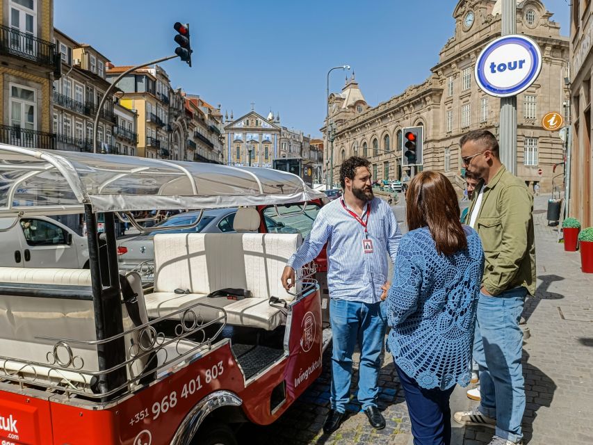 Porto: Guided Tour by Tuk-Tuk & Optional Douro River Cruise - The Six Bridges rabelo cruise, from water level