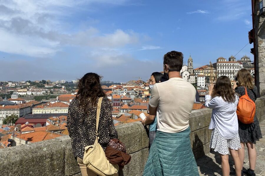 Porto: Historical Center Walking Tour - The route toward Porto’s standout train station moment