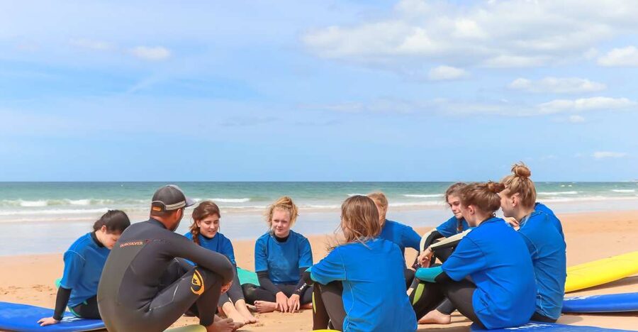 Quarteira: 2-Hour Surf Lesson at Falésia Beach - The Briefing: Surf Rules and Safety Before You Chase Waves
