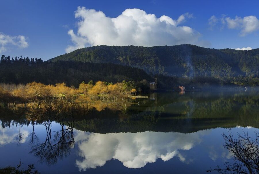 São Miguel East: Full-Day Van Tour with Lunch - Furnas caldera viewpoints and the included Furnas Lake stop