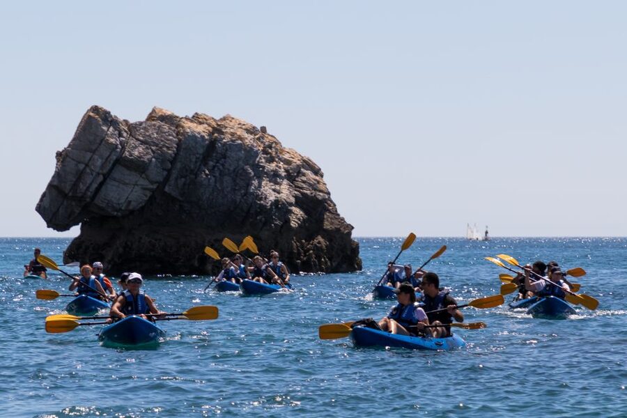 Sesimbra: Arrabida Natural Park & Caves Guided Kayaking Tour - The Return Paddle to Sesimbra (40 Minutes of Calm Momentum)