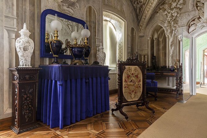 Sintra, Pena, Regaleira , and Cascais Guided Day Tour from Lisbon - Quinta da Regaleira: Guided Time in a Place Built for Symbolism