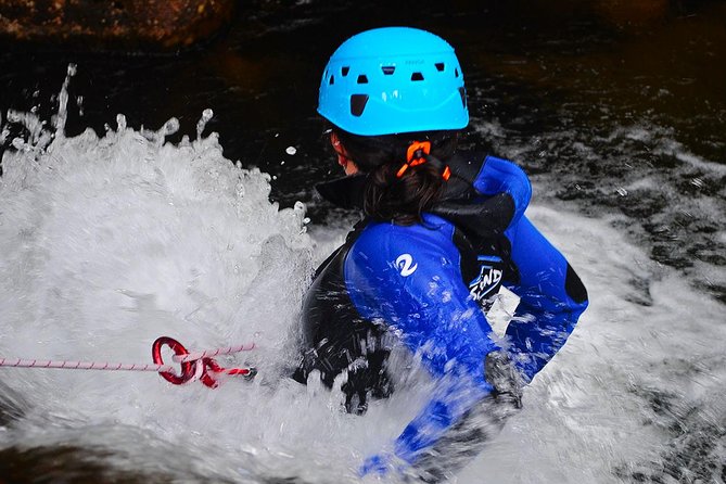 Star canyoning - Gear and safety: suit, boots, helmet, and vest are included