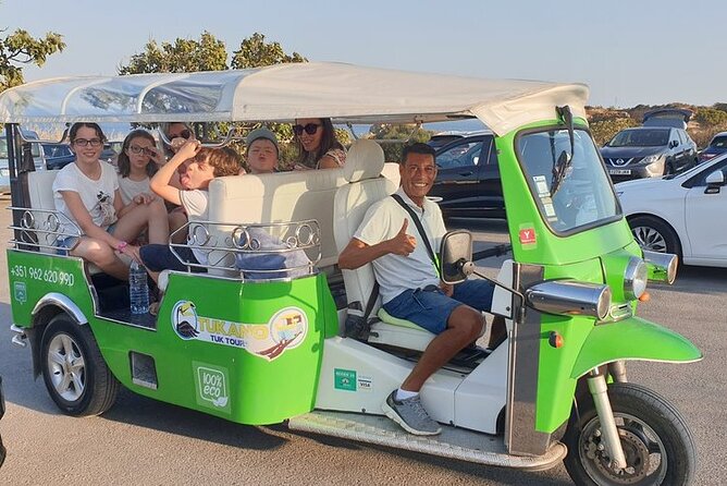 TUK TUK Tour around Lagos Old & New Town & beaches - Best way to know Lagos - Beaches and Cliffs: D. Ana, Porto de Mós, and Batata Viewpoints