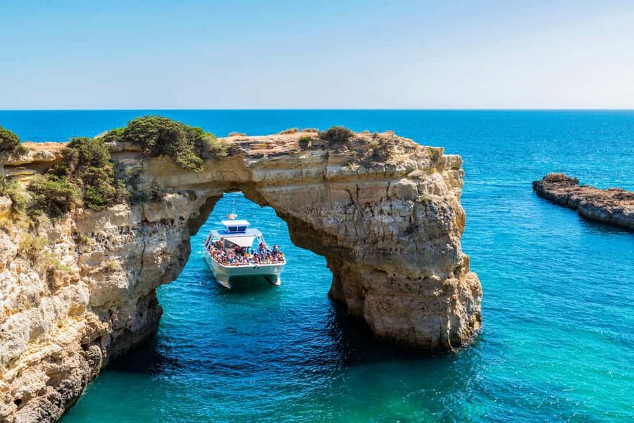 Vilamoura: Benagil Cave Boat Tour - Swimming stop: the fun part, and the weather part you should respect